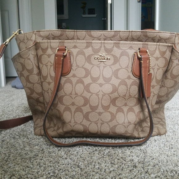 Coach diaper bag/messenger bag - Picture 1 of 6